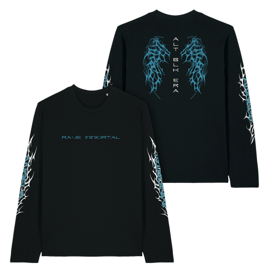 Rave Immortal Black Longsleeve Tee
